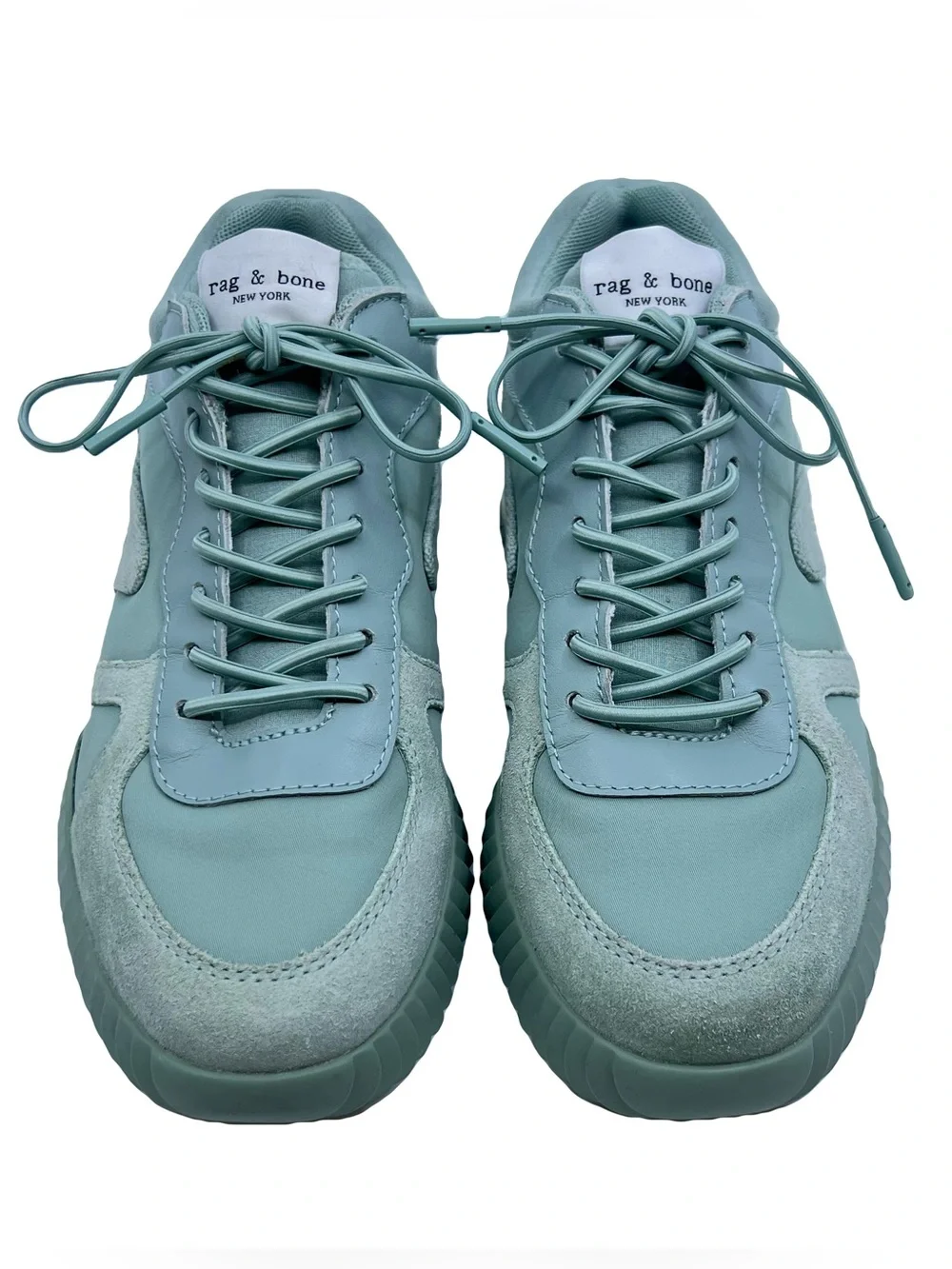 Rag & Bone Women’s Retro Runner 2.0 | Sage | Suede Leather Sneakers | Size 37